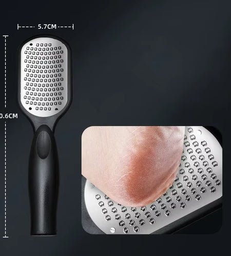 SilkyStep Pro – Double-Sided Stainless Steel Foot File for Callus & Dead Skin Removal