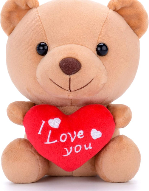 Load image into Gallery viewer, I Love You Stuffed Teddy Bear with Heart Plush Toy Gift 6 Inches
