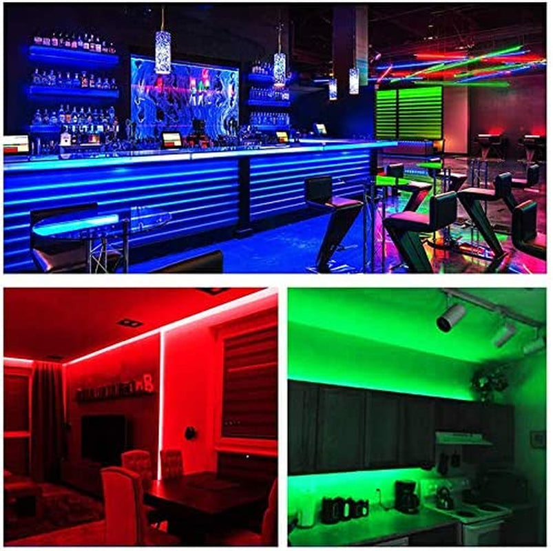 Led Lights Color Changing Led Strip Lights with Remote Controller 60Ft, 2 Rolls of 30Ft Led Lights for Bedroom, Home Decoration