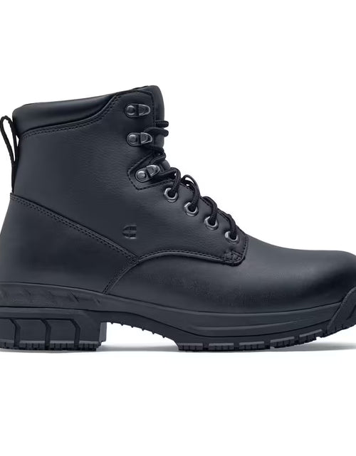 Load image into Gallery viewer, Women&#39;S August Wellington Work Boots - Soft Toe - Black Size 11(M)
