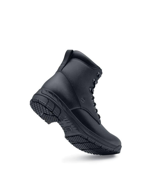 Load image into Gallery viewer, Women&#39;S August Wellington Work Boots - Soft Toe - Black Size 11(M)
