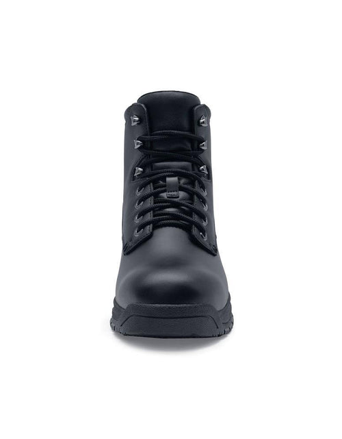 Load image into Gallery viewer, Women&#39;S August Wellington Work Boots - Soft Toe - Black Size 11(M)
