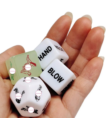 Russian Dice Russian Sex Dice Sex Toys for Couples Acrylic Erotic Toys Adult Sex Toys for Women Men Russian