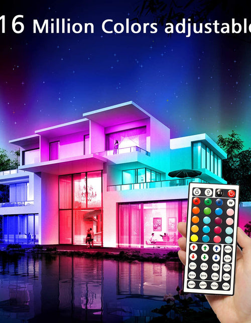 Load image into Gallery viewer, Led Lights Color Changing Led Strip Lights with Remote Controller 60Ft, 2 Rolls of 30Ft Led Lights for Bedroom, Home Decoration
