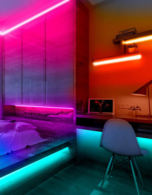 Load image into Gallery viewer, Led Lights Color Changing Led Strip Lights with Remote Controller 60Ft, 2 Rolls of 30Ft Led Lights for Bedroom, Home Decoration
